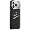 Etui Karl Lagerfeld IML Glitter KL       Diamond Logo do iPhone 17 Pro Max czarny